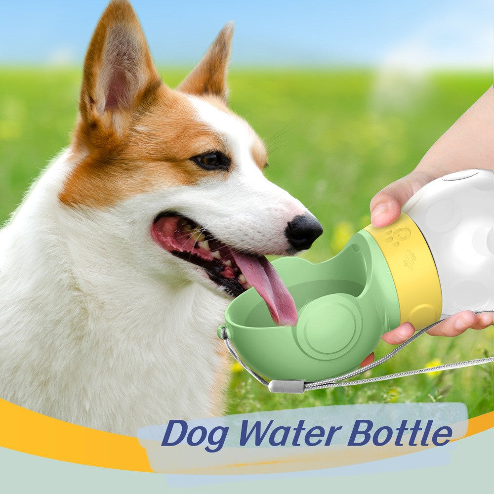 Dog Water Bottle Portable Travel Pet Drinker Leak Proof Bowl Food