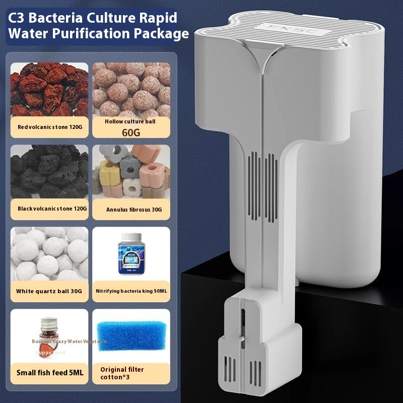 Crazy Water Plants Fish Tank Filter External Vat Three-in-one