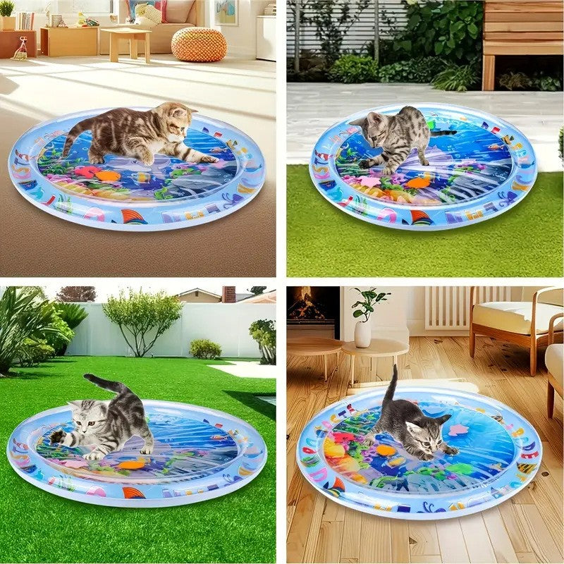 Cat Dog Water Play Mat Cooling Mats Thickened Cats Dogs Bed Toy