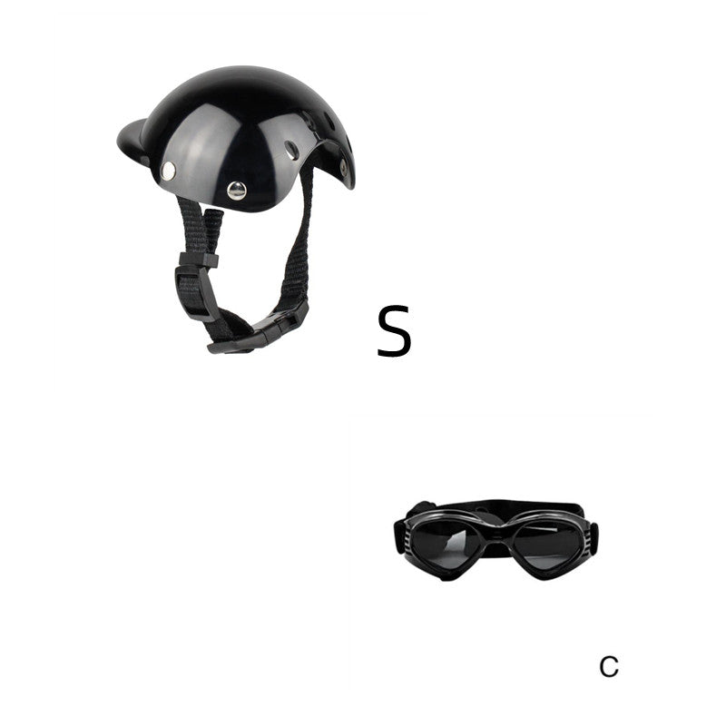 Pet Helmet New Motorcycle Dog Cat Accessories Pet Toy Hat Headwear