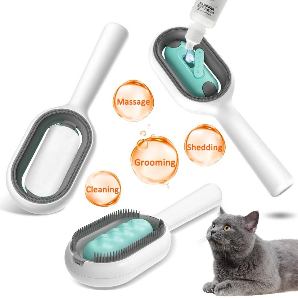 Pet Grooming Brush Dematting Dog Comb Cat To Remove Floating Hair