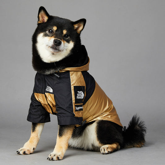 Windproof And Rainproof Dog Large Raincoat Shell Jacket