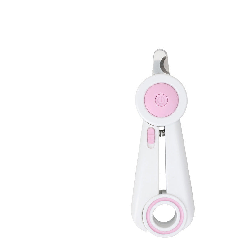 Dog Nail Clippers Grinder Cat Build-in LED Light Anti-blood