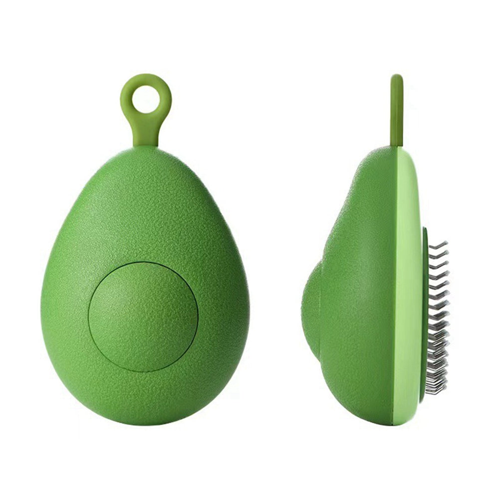 Creative Cat Grooming Comb Portable Massage Brush One-button Remove