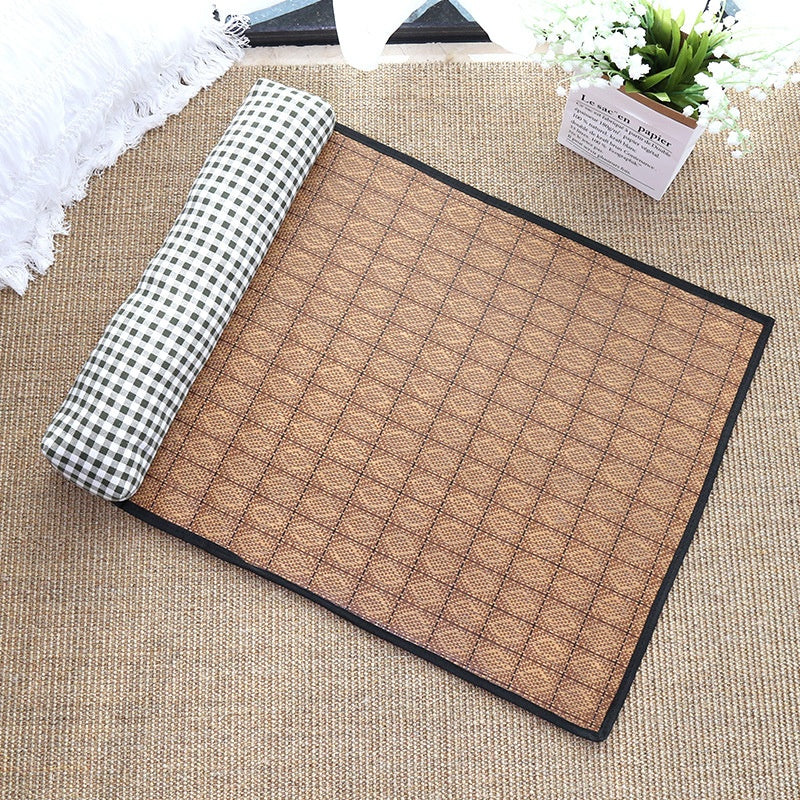Summer Rattan Pet Mat Pillow Cushion Cooling Catmat Ice Pad