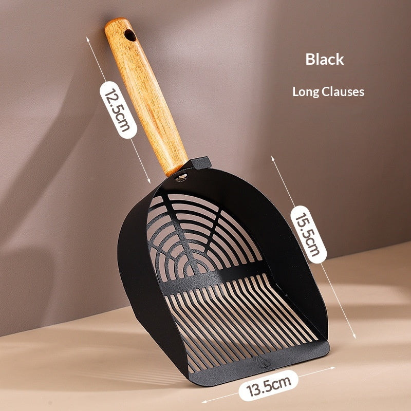 Simple Household Stainless Steel Cat Litter Scoop