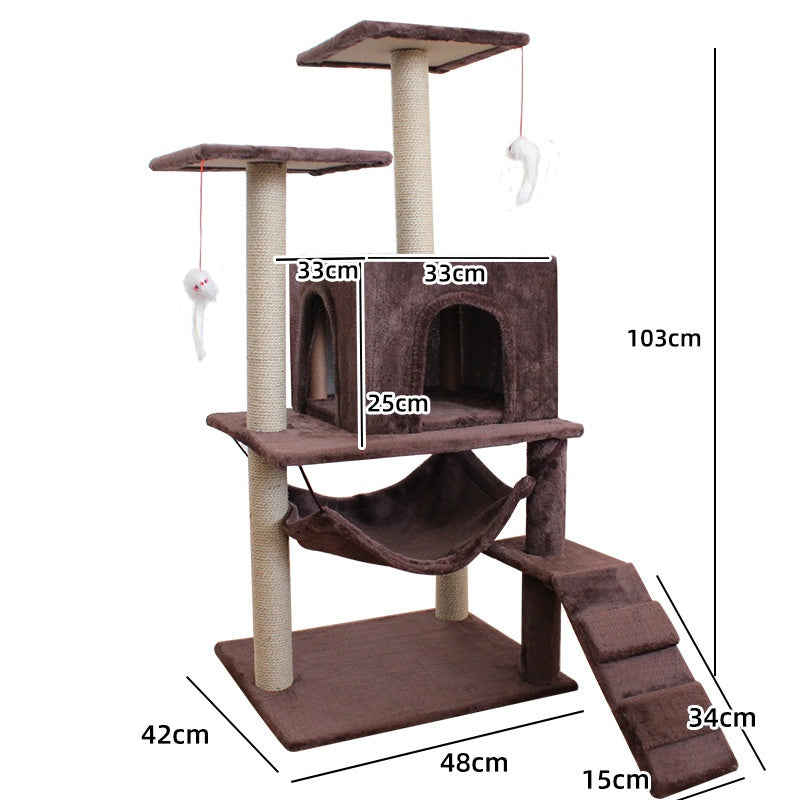 Cat Climbing Frame Scratching Post Sword Tree Toy