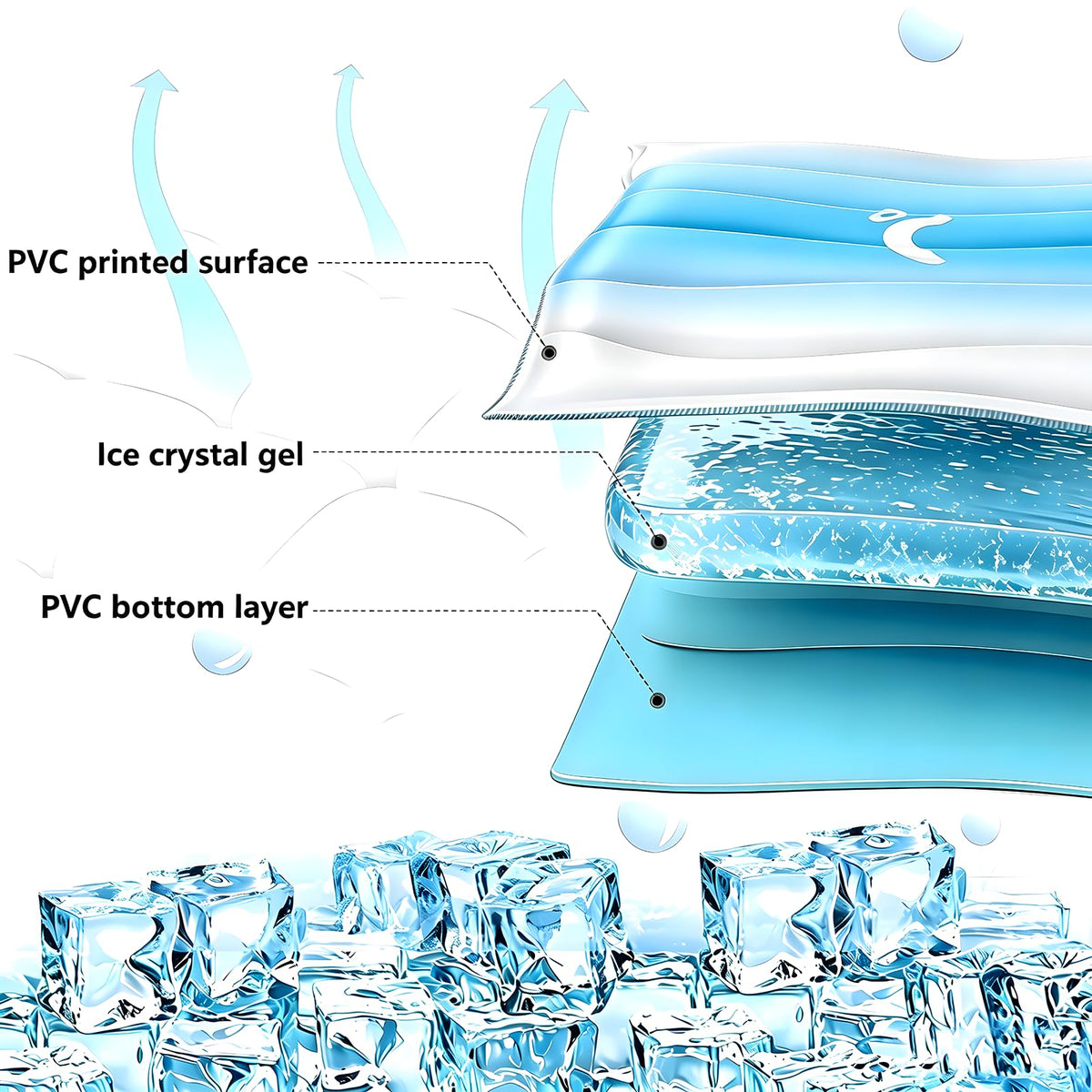Dog Cooling Mat For Dogs Cats Cat Pet Gel Pad For Summer Pet Cool