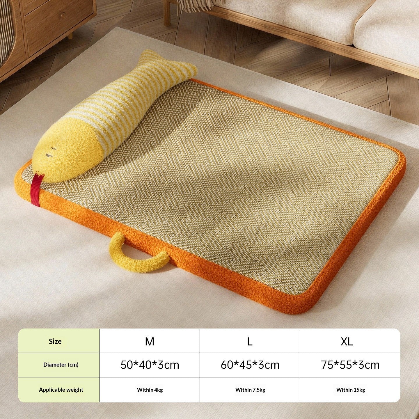Dog House Summer Cooling Kennel Double-sided Mat Cat Bed