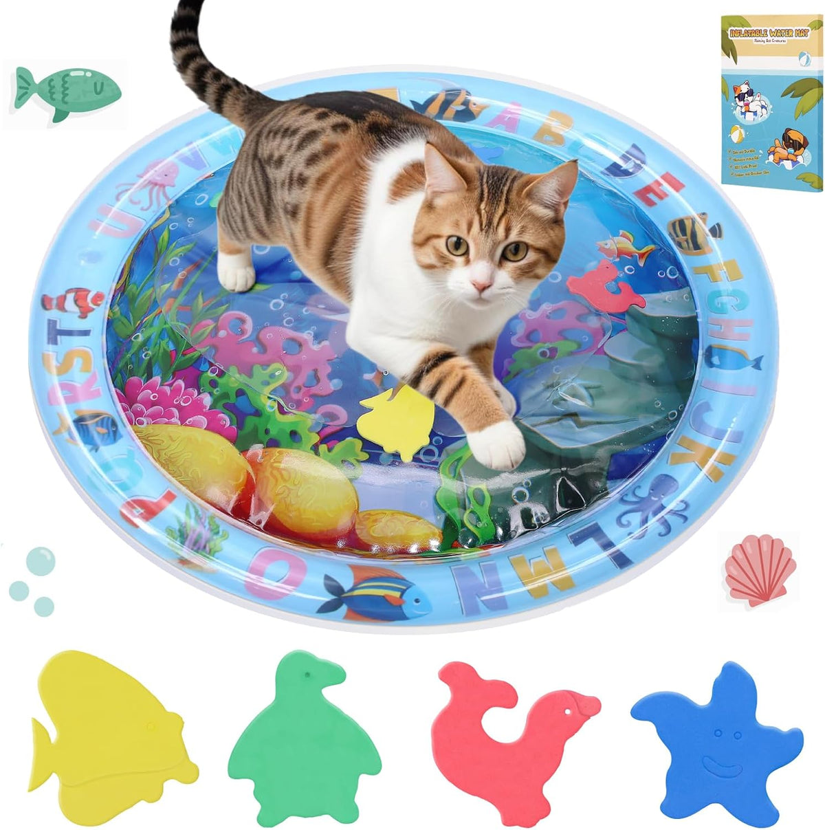 Water Sensory Playmat For Cats Thickened Upgraded Cat Dog Toys